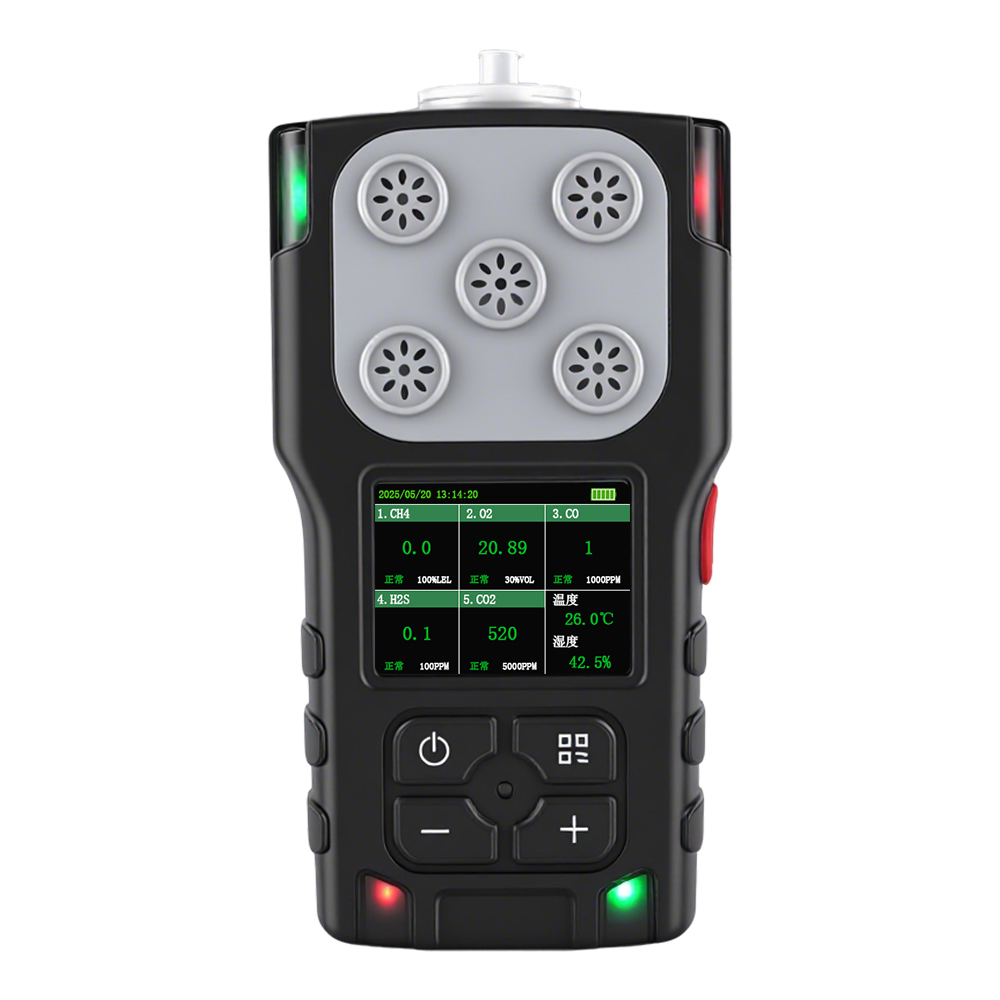 便攜式五合一氣體濃度檢測(cè)儀